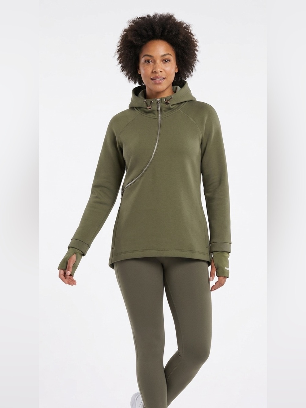 Freddy D.I.W.O Curve Breathable Sweatshirt Size Small Army Green